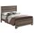Kauffman Wood Panel Bed, California King Size
