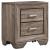 Kauffman Wood Nightstand w/2 Drawers