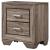Kauffman Wood Nightstand w/2 Drawers