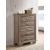 Kauffman Wood Chest w/5 Drawers