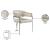 Madelyn Velvet Dining Chair with Brushed Chrome Metal Frame