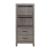 Woodrow Melamine/Wood Pier/Tower Nightstand