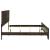 Kauffman Wood Panel Bed, Eastern King Size