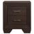 Kauffman Wood Nightstand w/2 Drawers