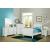 Louis Philippe Wood Sleigh Panel Bed, Twin Size