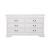 Louis Philippe Wood Double Dresser w/6 Drawers