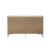 Louis Philippe Wood Double Dresser w/6 Drawers