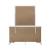 Louis Philippe Wood Double Dresser w/6 Drawers
