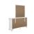 Louis Philippe Wood Double Dresser w/6 Drawers