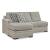 Calnita Fabric Right 2-Piece Sectional w/Chaise