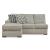 Calnita Fabric Right 2-Piece Sectional w/Chaise
