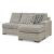 Calnita Fabric Left 2-Piece Sectional w/Chaise