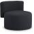 Como Boucle Fabric Accent Chair