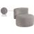 Como Boucle Fabric Accent Chair