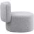 Como Boucle Fabric Accent Chair