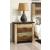 Sembene Wood Nightstand w/2 Drawers