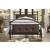 Jayla Leatherette/Metal Platform Bed, Twin Size