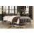 Jayla Leatherette/Metal Platform Bed, Full Size