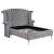 Deanna Velvet Tufted Panel Bed, Queen Size