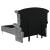 Deanna Velvet Tufted Panel Bed, Queen Size