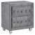 Deanna Velvet Nightstand w/2 Drawers