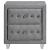 Deanna Velvet Nightstand w/2 Drawers
