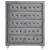Deanna Velvet Chest w/5 Drawers