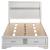 Miranda Wood Platform Storage Bed, Full Size