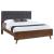Robyn Fabric/Wood Bed, Eastern King Size