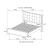 Robyn Fabric/Wood Bed