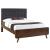 Robyn Fabric/Wood Platform Bedroom Set