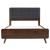 Robyn Fabric/Wood Bed