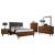 Robyn Fabric/Wood Platform Bedroom Set