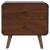 Robyn Wood Nightstand w/2 Drawers & Dual USB