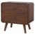 Robyn Wood Nightstand w/2 Drawers & Dual USB