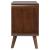 Robyn Wood Nightstand w/2 Drawers & Dual USB