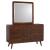 Robyn Wood Double Dresser w/6 Drawers