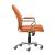 Enterprise Leatherette Adjustable Height Office Chair w/Low Back