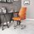 Enterprise Leatherette Adjustable Height Office Chair w/Low Back