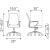 Enterprise Leatherette Adjustable Height Office Chair w/Low Back