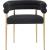 Brielle Boucle Fabric Dining Chair with Brushed Brass Base