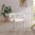 Brielle Boucle Fabric Dining Chair with Brushed Brass Base
