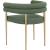 Brielle Boucle Fabric Dining Chair with Brushed Brass Base
