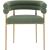 Brielle Boucle Fabric Dining Chair with Brushed Brass Base