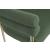 Brielle Boucle Fabric Dining Chair with Brushed Brass Base