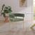 Brielle Boucle Fabric Dining Chair with Brushed Brass Base
