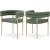 Brielle Boucle Fabric Dining Chair with Brushed Brass Base