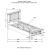 Brenner Wood Panel Storage Bed, Twin Size