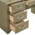 Beaumont Vanity Desk w/7 Drawers & Lighting Mirror