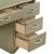 Beaumont Vanity Desk w/7 Drawers & Lighting Mirror